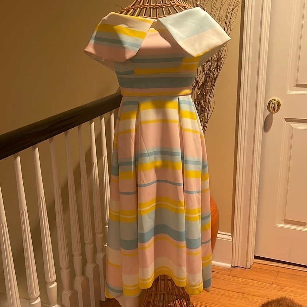 ASOS Multicolor Striped Dress